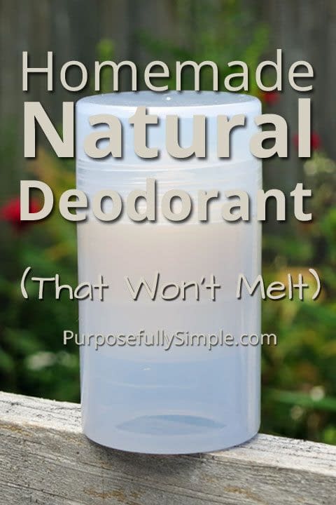 homemade deodorant coconut oil