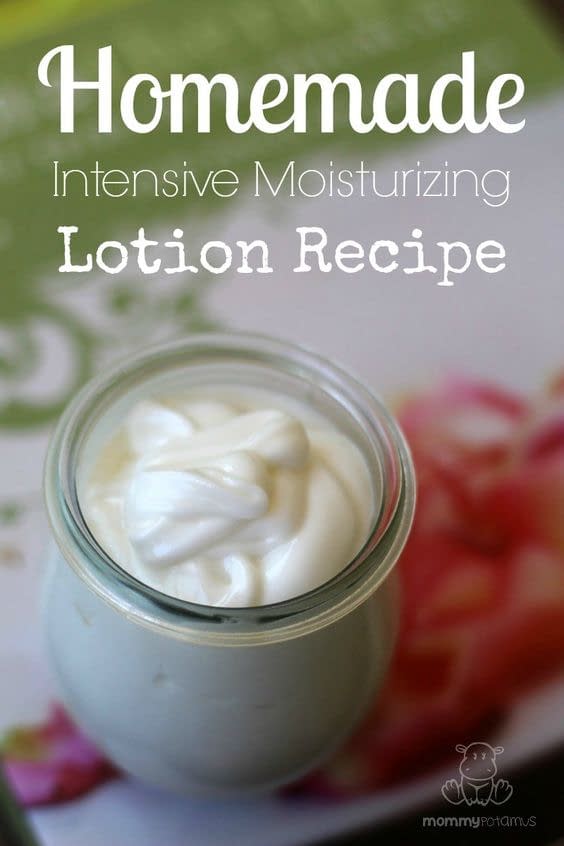 homemade lotion recipe - intensive moisturizing 